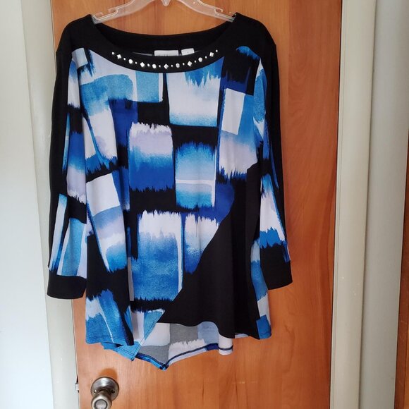 Alfred Dunner - Women's Plus Size 1X - Blouse - Picture 1 of 5